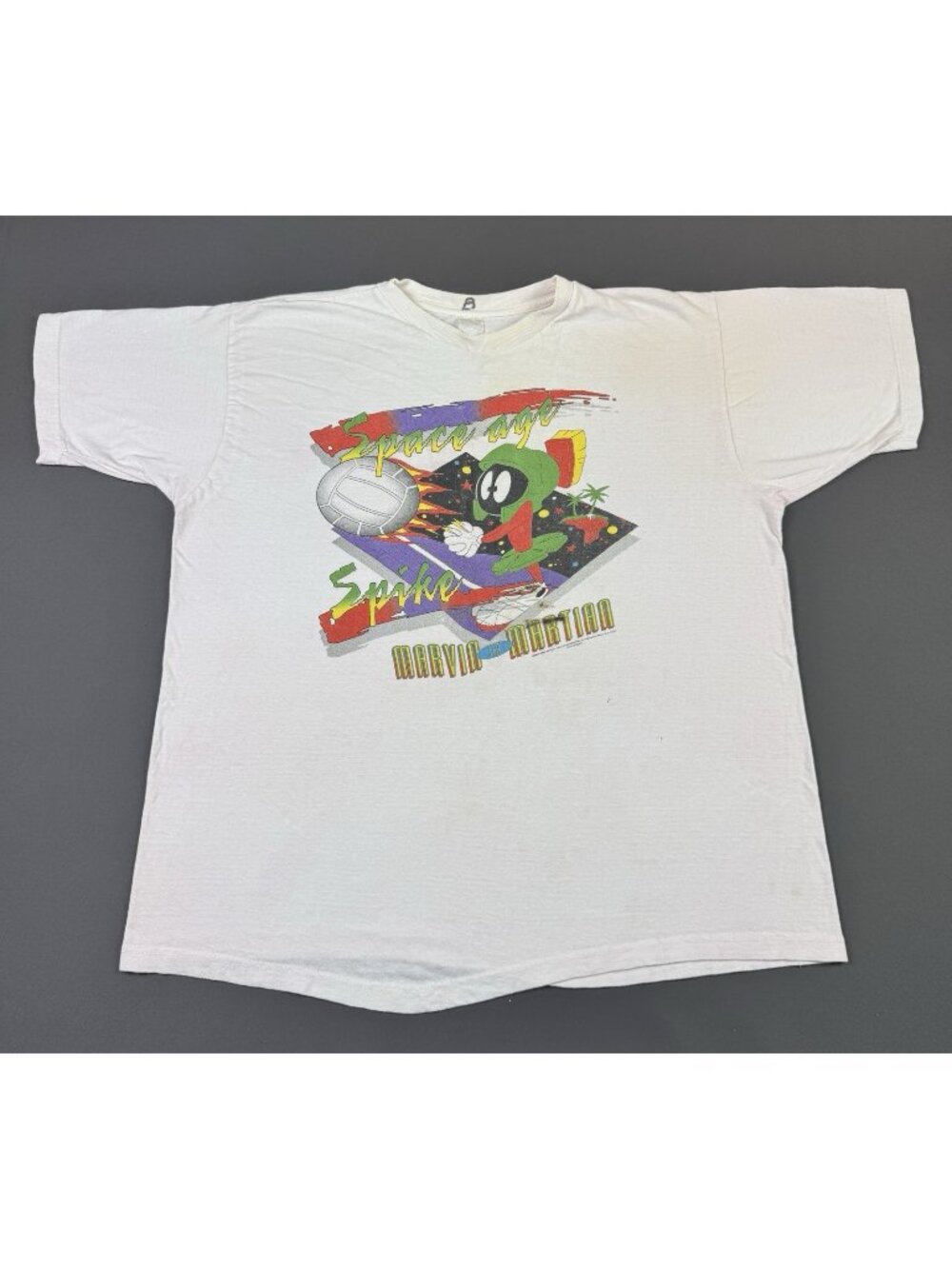 Rare Vintage 90s Marvin The Martian Space Age Spike Warner Bros Looney Tune 1993